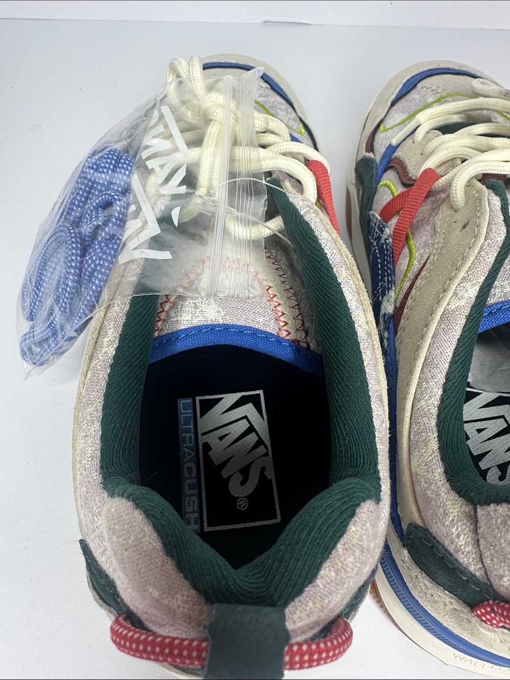 Vans Women's 10 Varix Tie Dye Lace Up Shoes - Picture 5 of 11